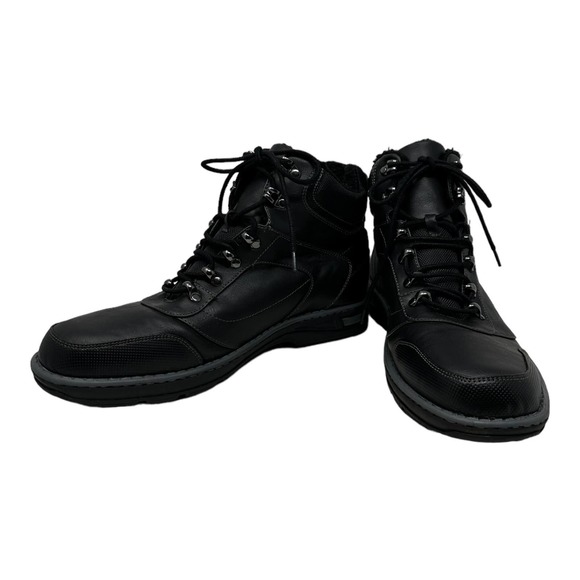 Call it Spring men black vegan leather booties size 11 - Picture 4 of 7